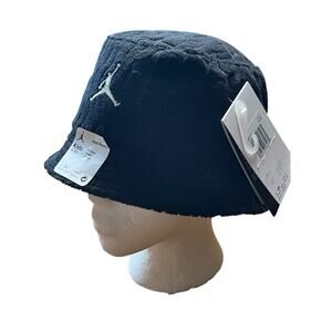 NWT--JORDAN JUMPMAN KIDS UNISEX APEX BUCKET HAT BLACK SIZE 8/20 KIDS HAT UPF 40+